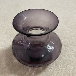 Vintage Bud Vase Amethyst Color